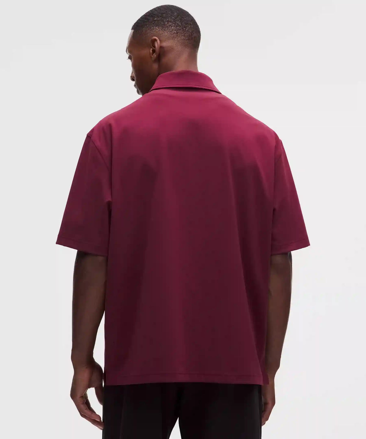 Daydrift Oversized Zip-Neck Polo Shirt