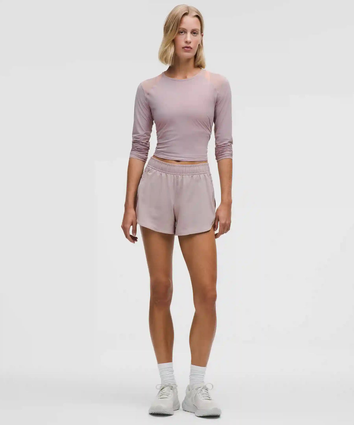 Ruched-Side High-Rise Short 3"