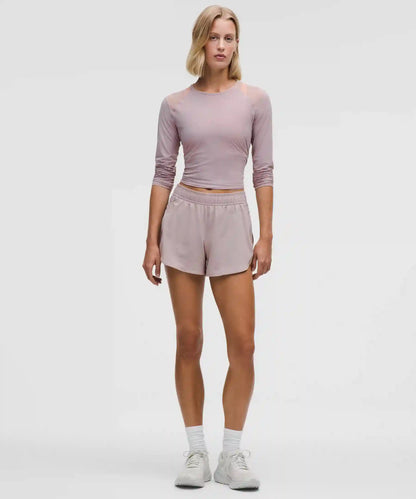 Ruched-Side High-Rise Short 3"