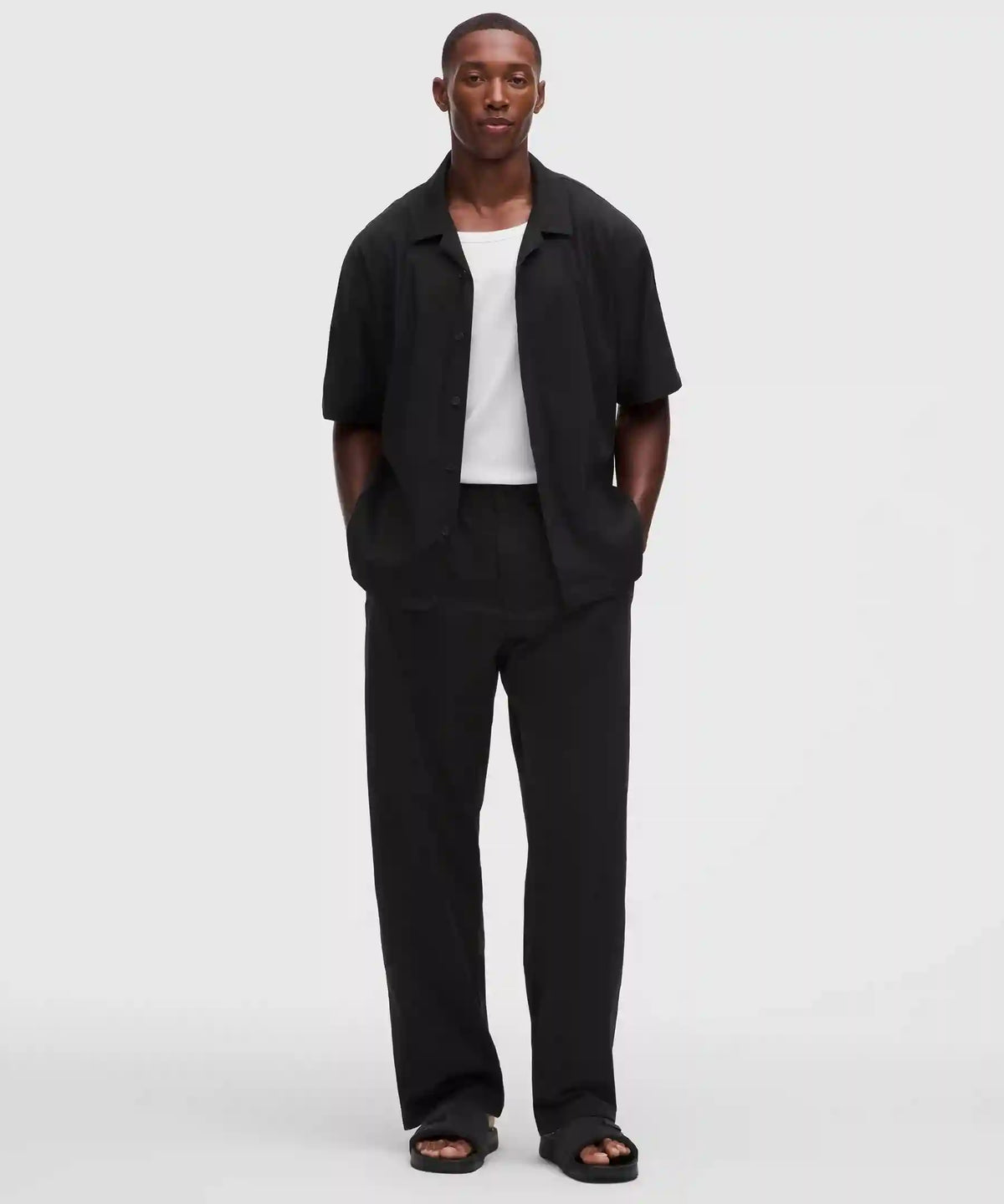 Lightweight Camp-Collar Shirt