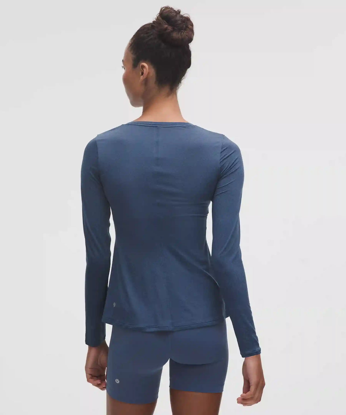 Lightweight Flowy Hem Long-Sleeve Shirt