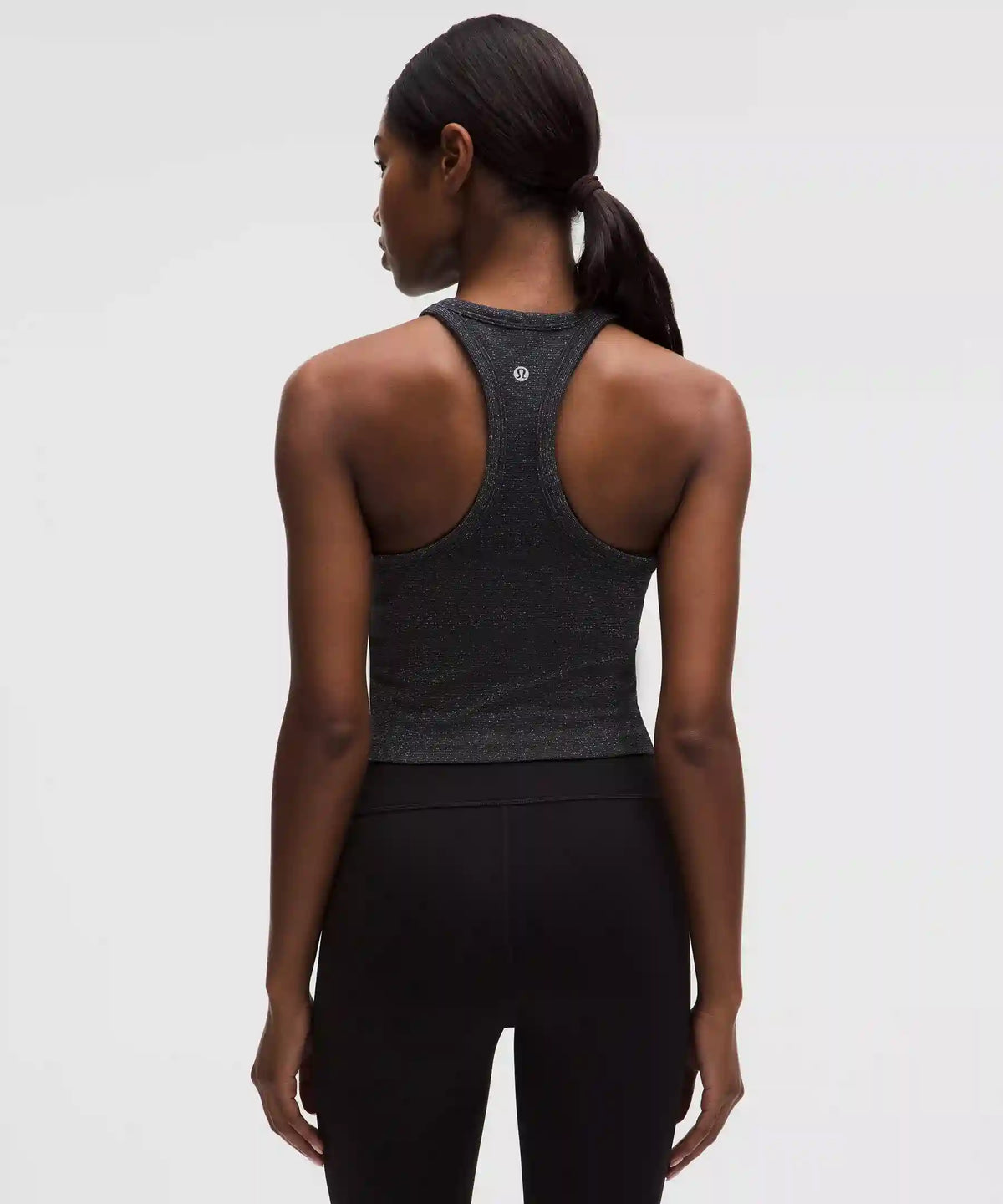 Swiftly Tech Cropped Round-Neck Racerback Tank Top 2.0 *Sparkle