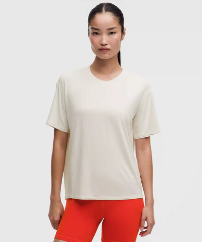 SilkyAppeal Tie-Back Short-Sleeve Shirt
