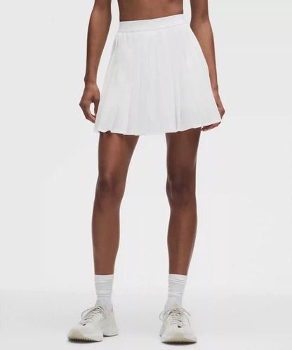 High-Rise Pleated Tennis Skirt *Long