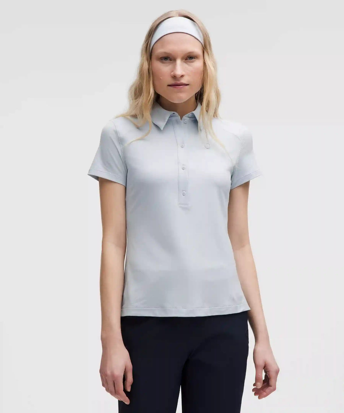 Quick-Dry Short-Sleeve Polo Shirt Straight Hem *Logo