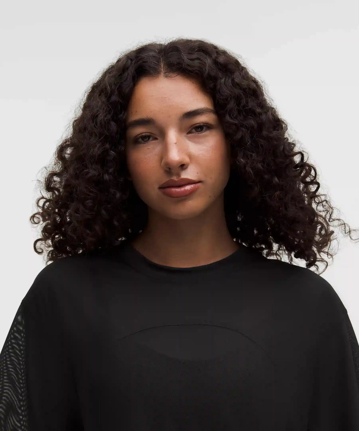 Stretch Mesh Relaxed-Fit T-Shirt