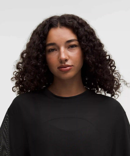 Stretch Mesh Relaxed-Fit T-Shirt