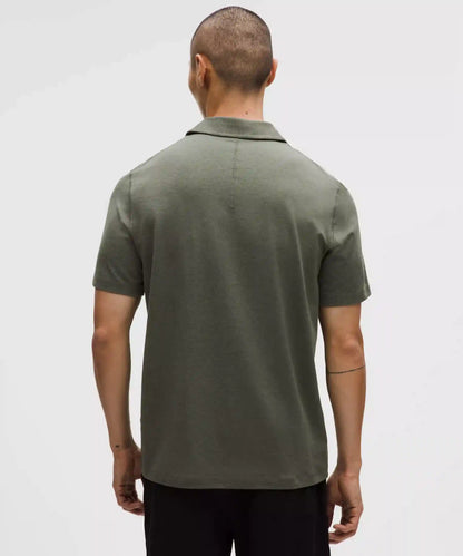 Soft Jersey Short-Sleeve Polo Shirt