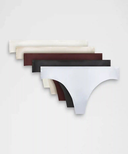 InvisiWear Mid-Rise Thong Underwear *5 Pack