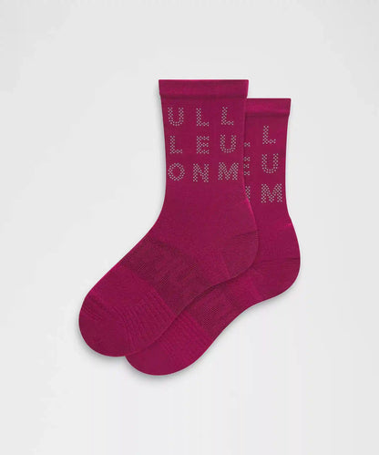 Unisex Power Stride Crew Socks *Reflective