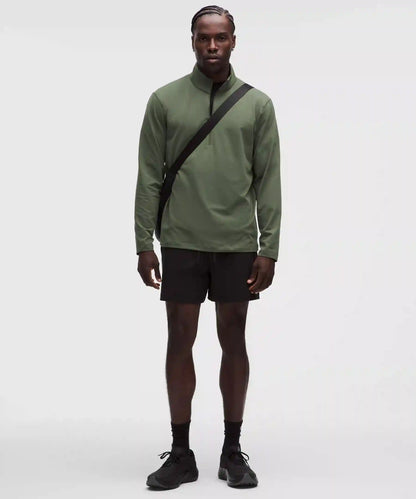 Mesh Soft Jersey Half Zip