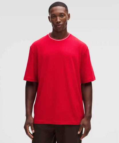 Mesh-Knit Jersey Short-Sleeve Shirt