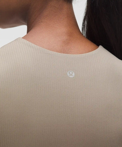 All It Takes Ribbed Nulu V-Neck Long-Sleeve Shirt *B-D Cups