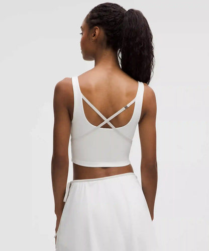 Thin-Strap Tennis Tank Top *Medium Support, B/C Cup