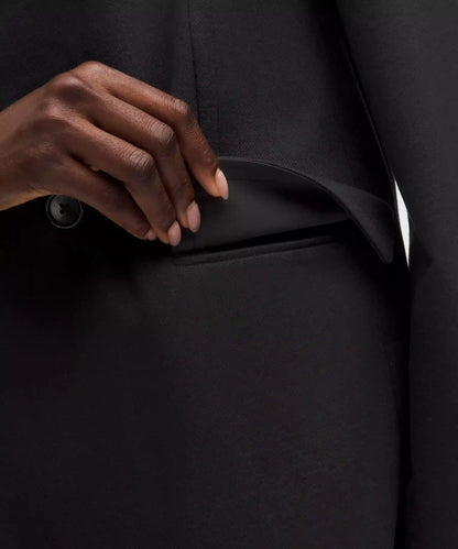 Brushed Twill Oversized Blazer