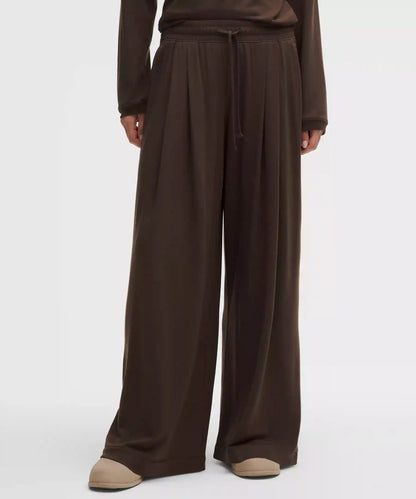 BeCalm High-Rise Pleated Extra-Wide Leg Pant