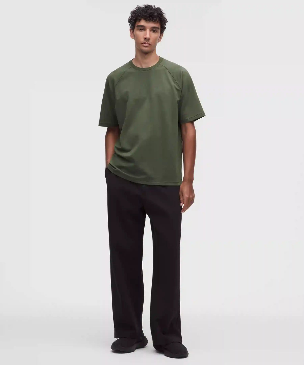 Buttery Loopback Short-Sleeve Shirt