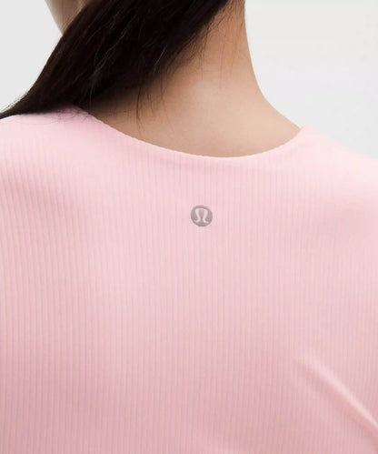 All It Takes Ribbed Nulu V-Neck Long-Sleeve Shirt *B-D Cups