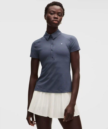 Quick-Dry Short-Sleeve Polo Shirt Straight Hem *Logo