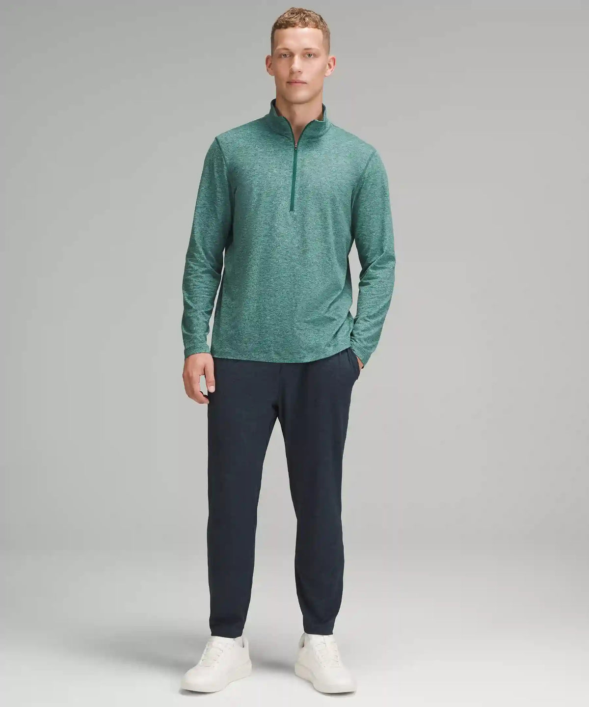 Soft Jersey Half Zip