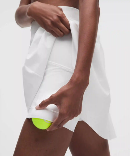 A-Line Side-Pleat Tennis Skirt *Long