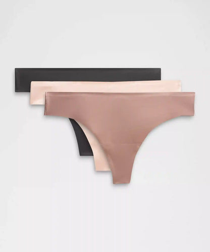 InvisiWear Mid-Rise Thong Underwear *3 Pack