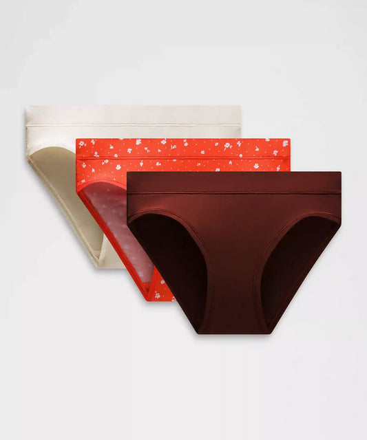UnderEase Mid-Rise Bikini Underwear *3 Pack