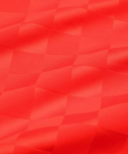 Checkerboard Satin Linerless Gym Short 7"