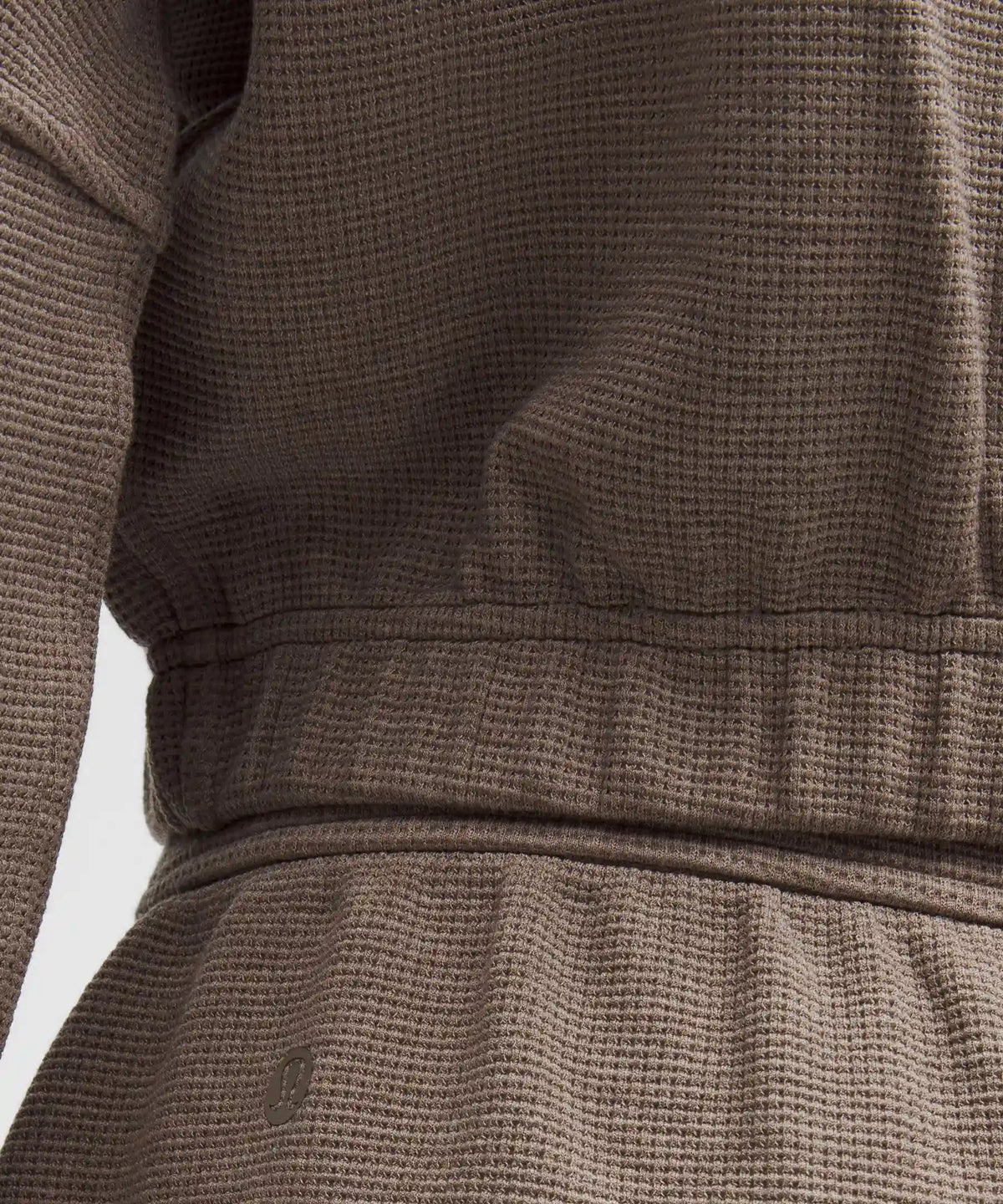 Scuba Cropped Funnel-Neck Half Zip *Waffle