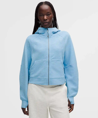 Scuba Oversized Full-Zip Hoodie *Waffle
