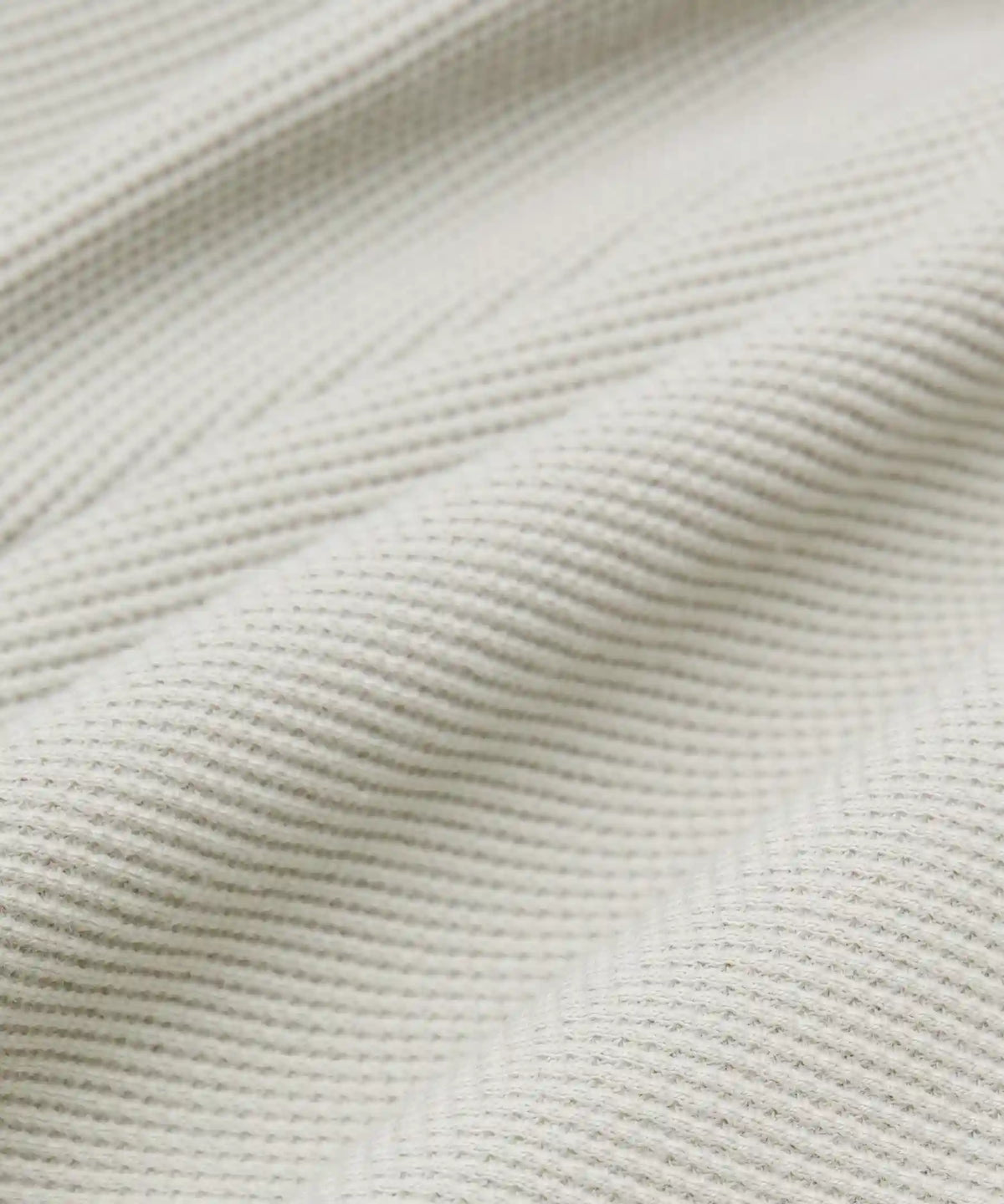 Cotton-Blend Waffle-Knit Long Sleeve
