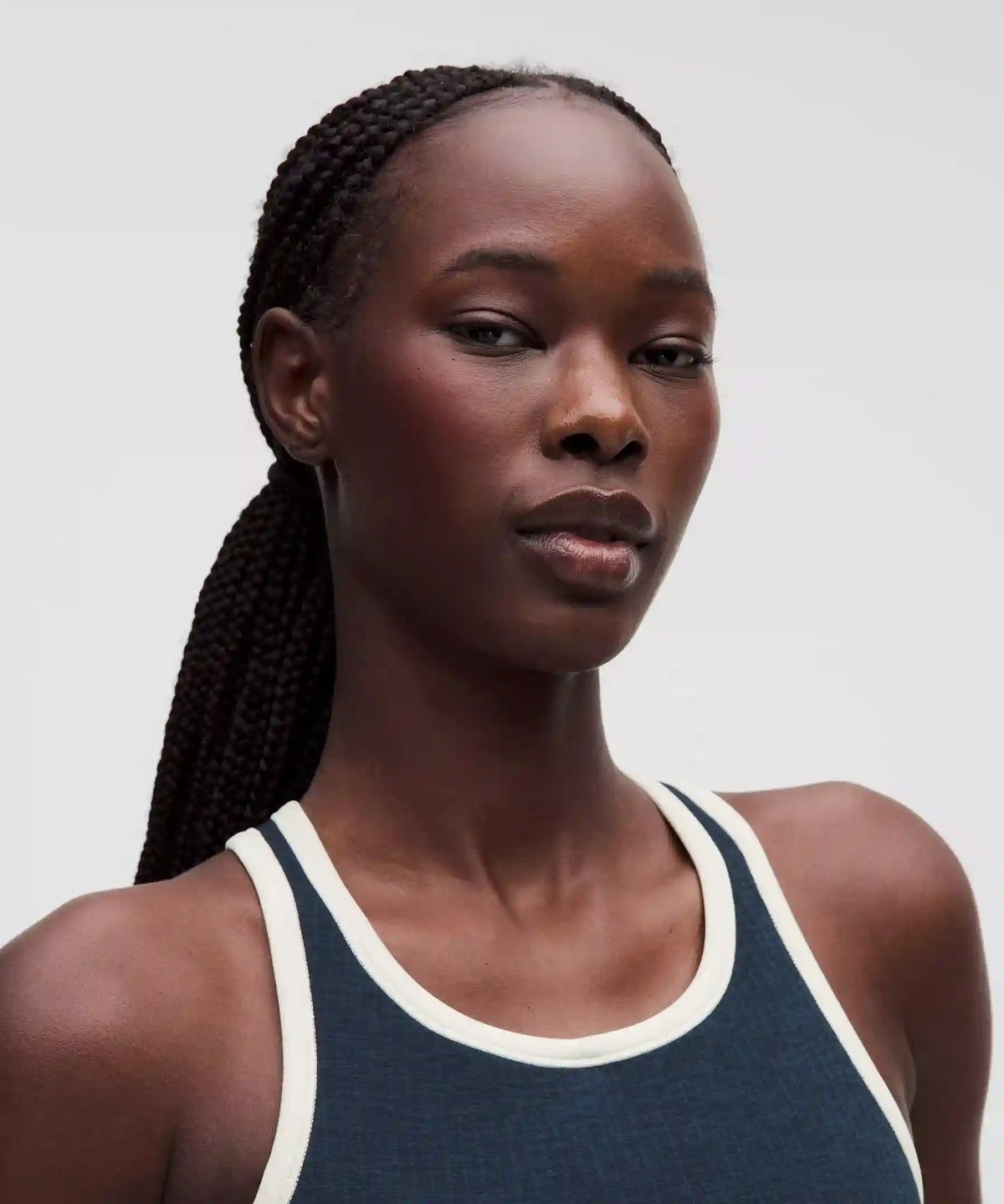 Ebb to Street Cropped Racerback Tank Top *Contrast
