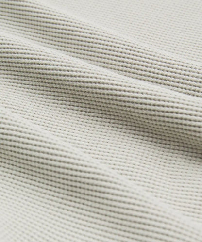 Cotton-Blend Relaxed-Fit Waffle Knit Hoodie
