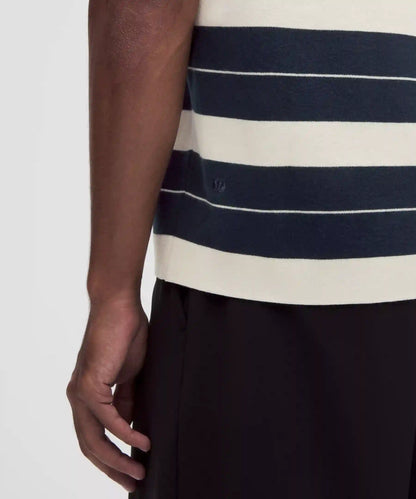 Cotton-Blend Knit Short-Sleeve Polo Shirt