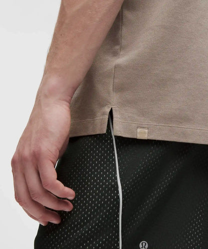 Cotton Pique Short-Sleeve Polo Shirt