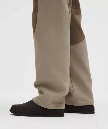 Cotton Fleece Mid-Rise Straight-Leg Pant *SLNSH Collection