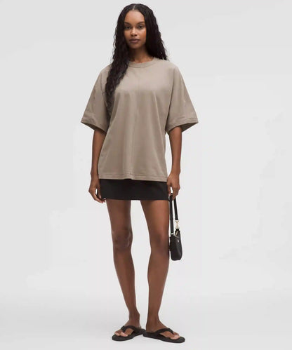 Cotton Jersey Oversized Dolman Tee *Stitch Detail