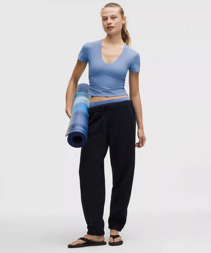 All It Takes Ribbed Nulu V-Neck T-Shirt *B–D Cups