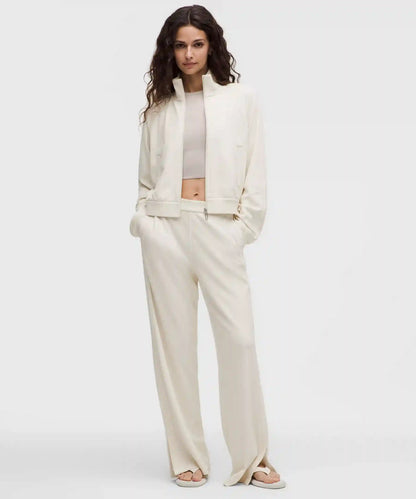 Softstreme High-Rise Wide-Leg Pique Pant *Regular