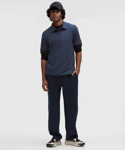 Soft Jersey Short-Sleeve Polo Shirt