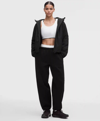 Water-Resistant Insulated Hooded Jacket