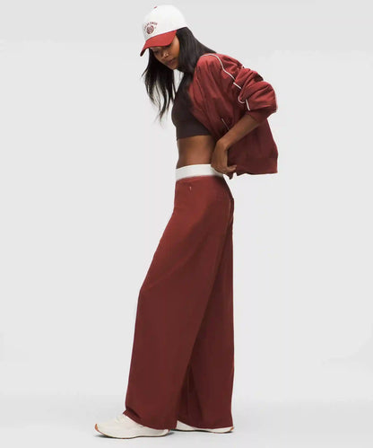 Swift High-Rise Wide-Leg Pant *Logo Waistband