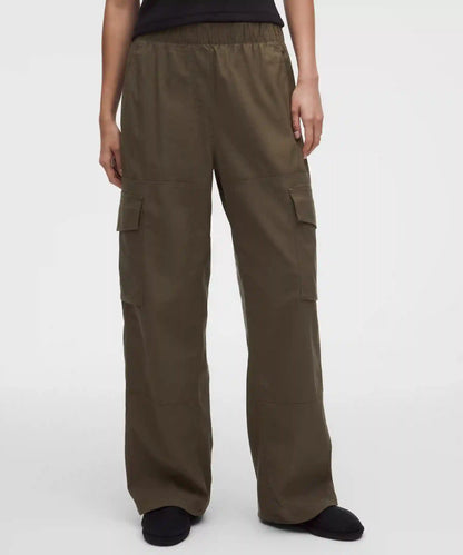 LuluLinen Mid-Rise Cargo Pant