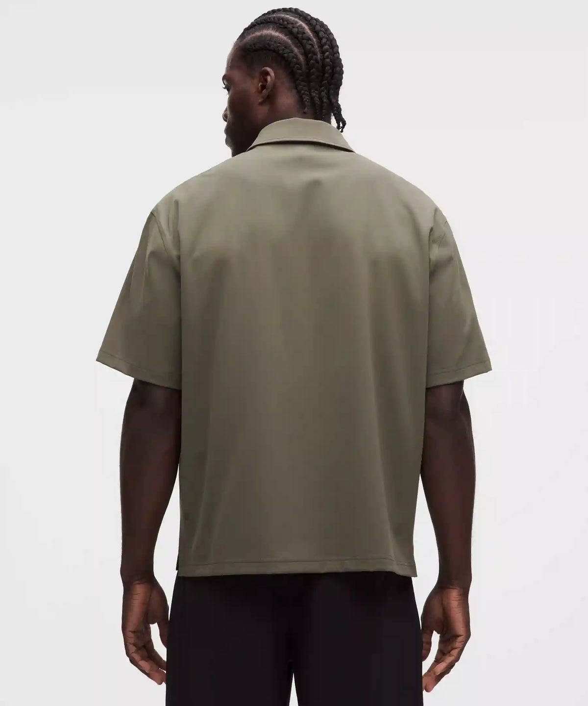Daydrift Oversized Zip-Neck Polo Shirt