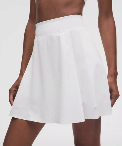 A-Line Side-Pleat Tennis Skirt *Long