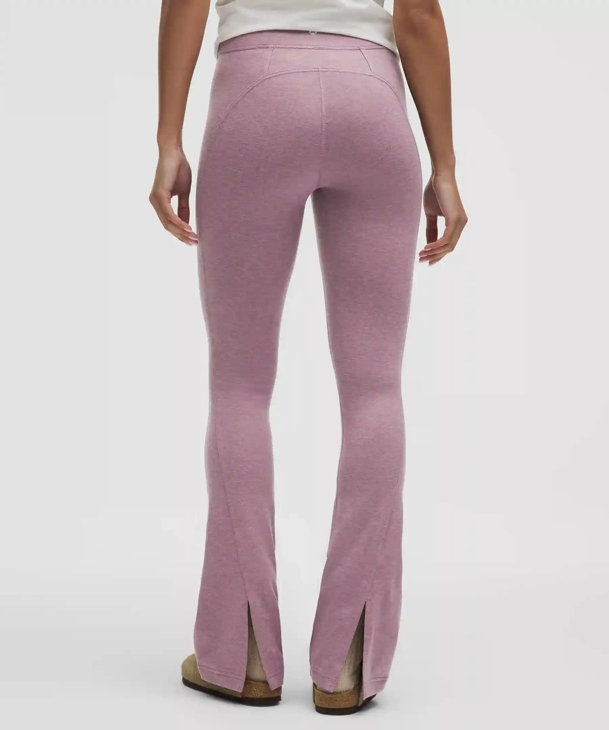 Softy Suedey Split-Hem High-Rise Mini-Flare Pant *Regular