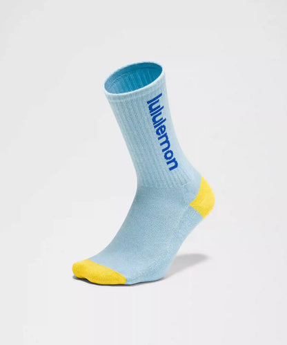 Unisex Daily Essential Crew Socks *Wordmark