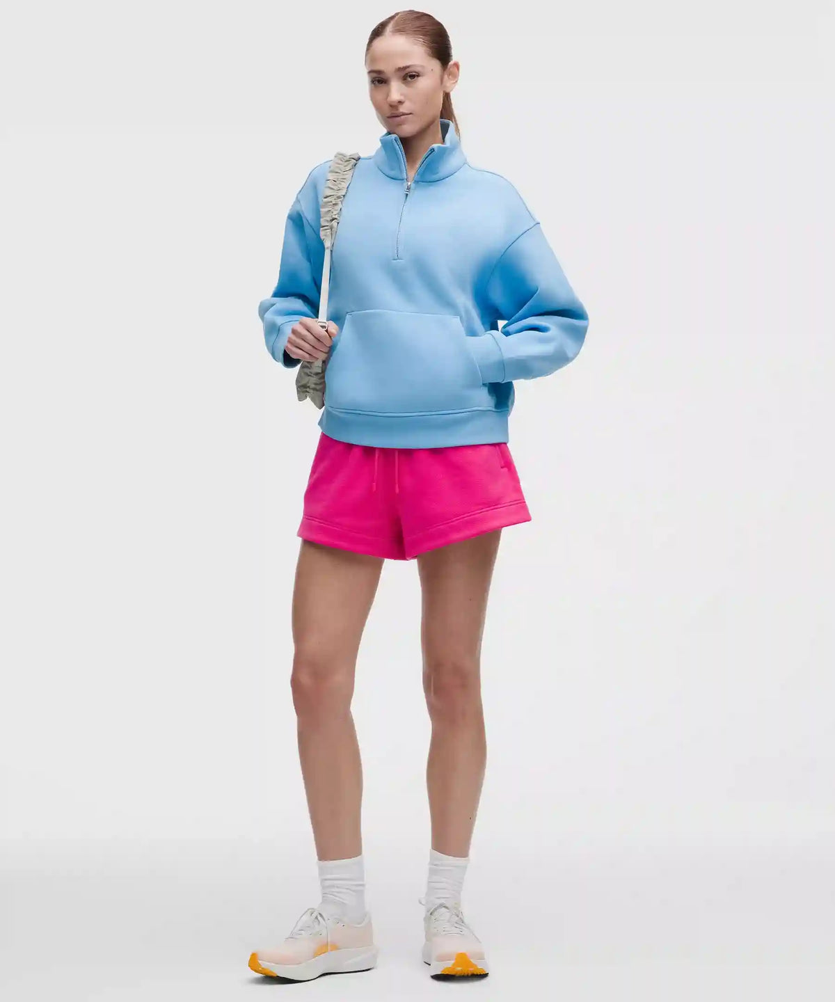 Women's Steady State SuperLoft Funnel-Neck Half Zip