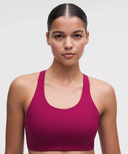 Back Pocket Racerback Run Bra *Medium Support, B/C Cup