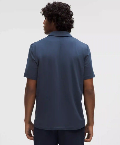 Soft Jersey Short-Sleeve Polo Shirt